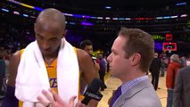 Kobe Bryant Postgame Interview | Timberwolves vs Lakers | February 2, 2016 | NBA 2015-16 Season