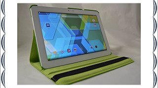Pack 5 en 1 Funda para Tablet Bq Edison 3 Quad Core 10.1 con Funci?n Stand y Giratoria 360?