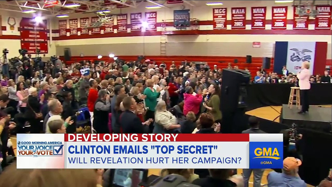 Hillary Clintons Campaign Faced With More Email Controversy