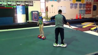 Whitney Coaches Coach Ron how to Hoverboard
