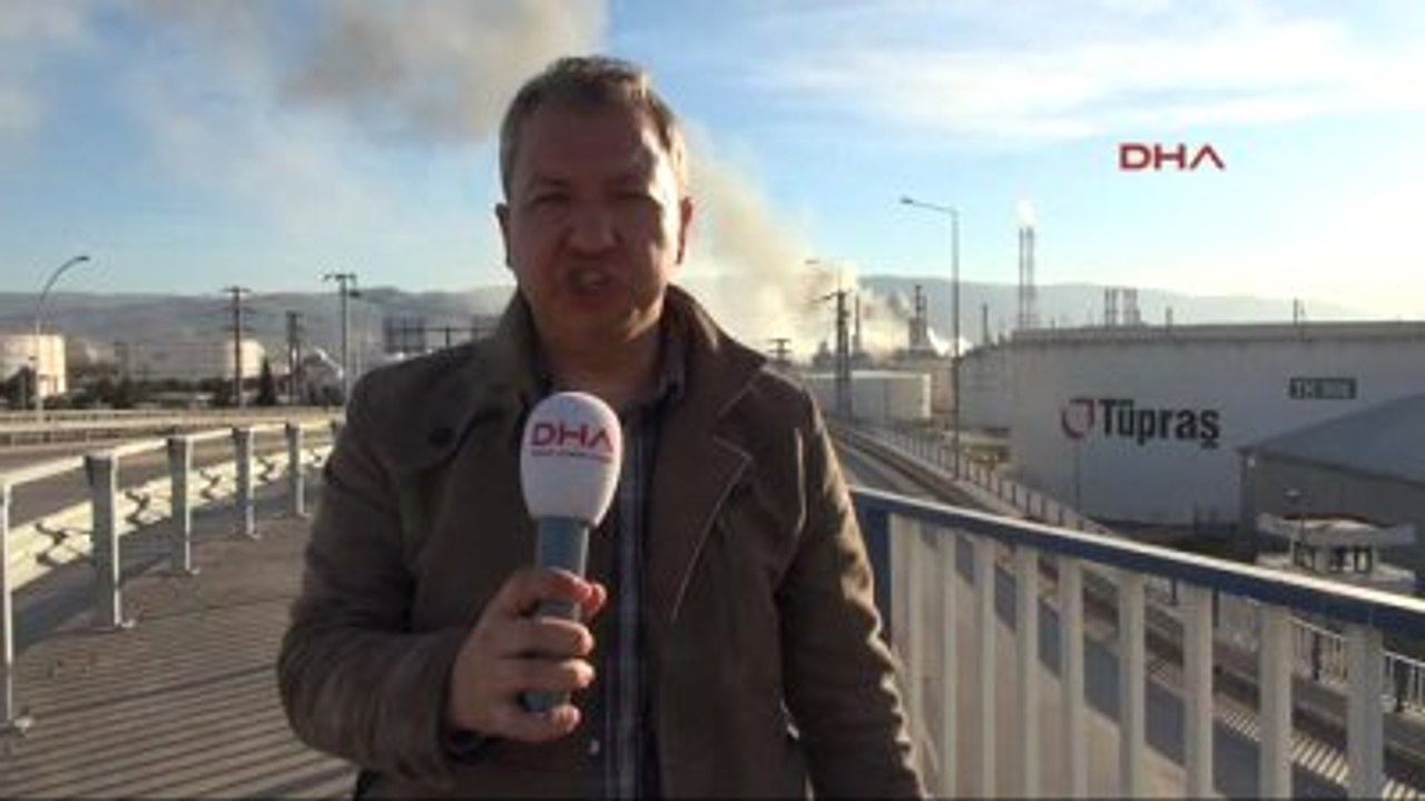 Kocaeli Tüpraş? Ta Yangın Çıktı Güvenlik Nedeniyle Tüpraşın Giriş ve Çıkışları Kapatıldı