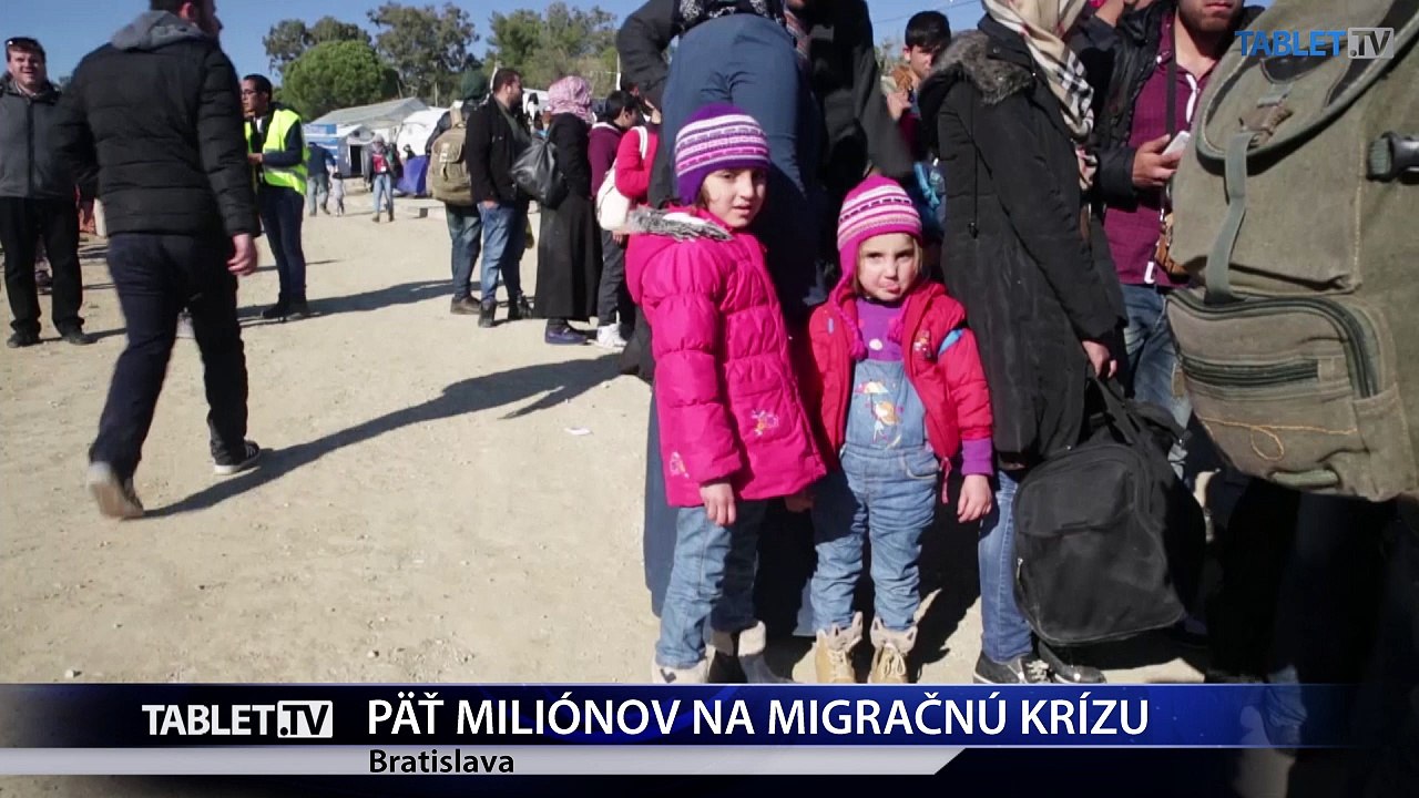 Na riešenie migračnej krízy Slovensko prispeje 5,3 miliónmi eur
