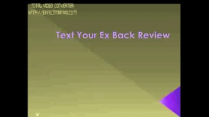 What is text your ex back ?