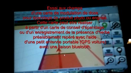 Carte essai modulation intra parcellaire des intrants