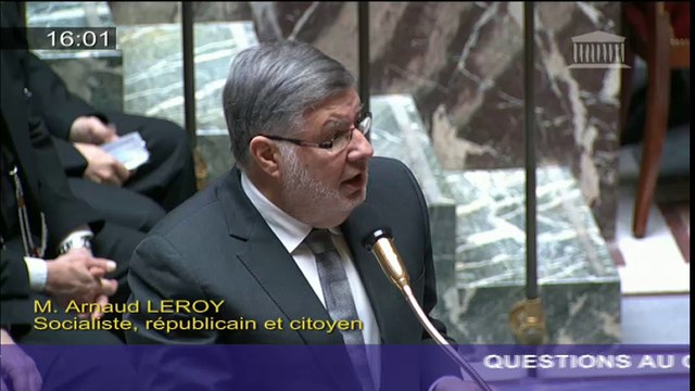 Économie bleue : A. Vidalies répond à une question au Gouvernement