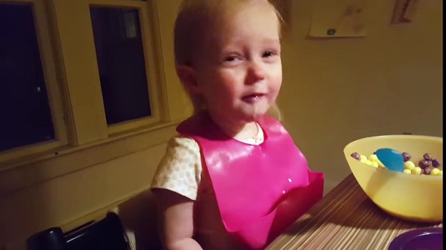 Amazing Little Girl Can't Stop Giggling When Dad Tries to Explain Snow