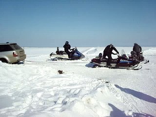 Застрявший Range Rover Sport и снегоходы. Часть 2