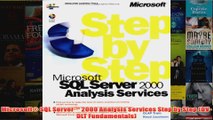 Download PDF  Microsoft SQL Server 2000 Analysis Services Step by Step DVDLT Fundamentals FULL FREE