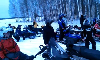 КЛИН снегоходы MXZ X на гусянке