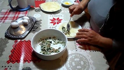 بريك بالبيض (بالعظمة) - المطبخ العربي التونسي - Brick Tunisien au oeuf et thon