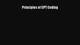 Principles of CPT Coding  Free Books