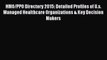 HMO/PPO Directory 2015: Detailed Profiles of U.s. Managed Healthcare Organizations & Key Decision