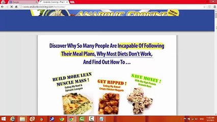 Anabolic cooking diet / THE HONEST REVIEW!!