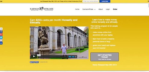Earnest Affiliate  New By Digital Nomad Johnny Fd  This Will Be #1