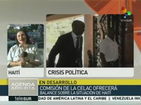 Haití: cancilleres de CELAC se reúnen con el presidente del Senado
