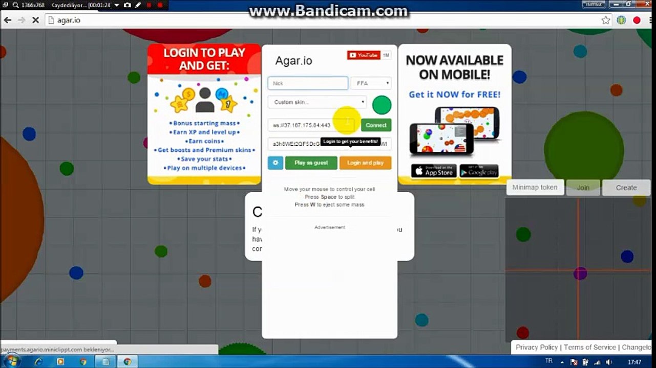 agar.io 20'lik Bot Hilesi (Sesli Anlatım)