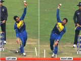 سری لنکن انڈر19 ٹیم کے بولرمینڈس نے دونوں ہاتھوں سے گیند کرا کر سب کو حیرت زدہ کردیا