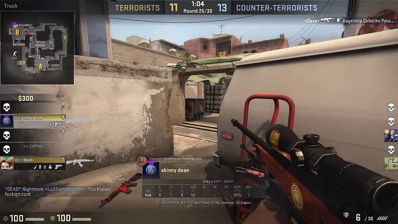 CS GO - Freestyle RAP in Competitive!