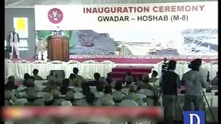 Nawaz inaugurates Gwadar-Hoshab (M-8) portion of CPEC (1)