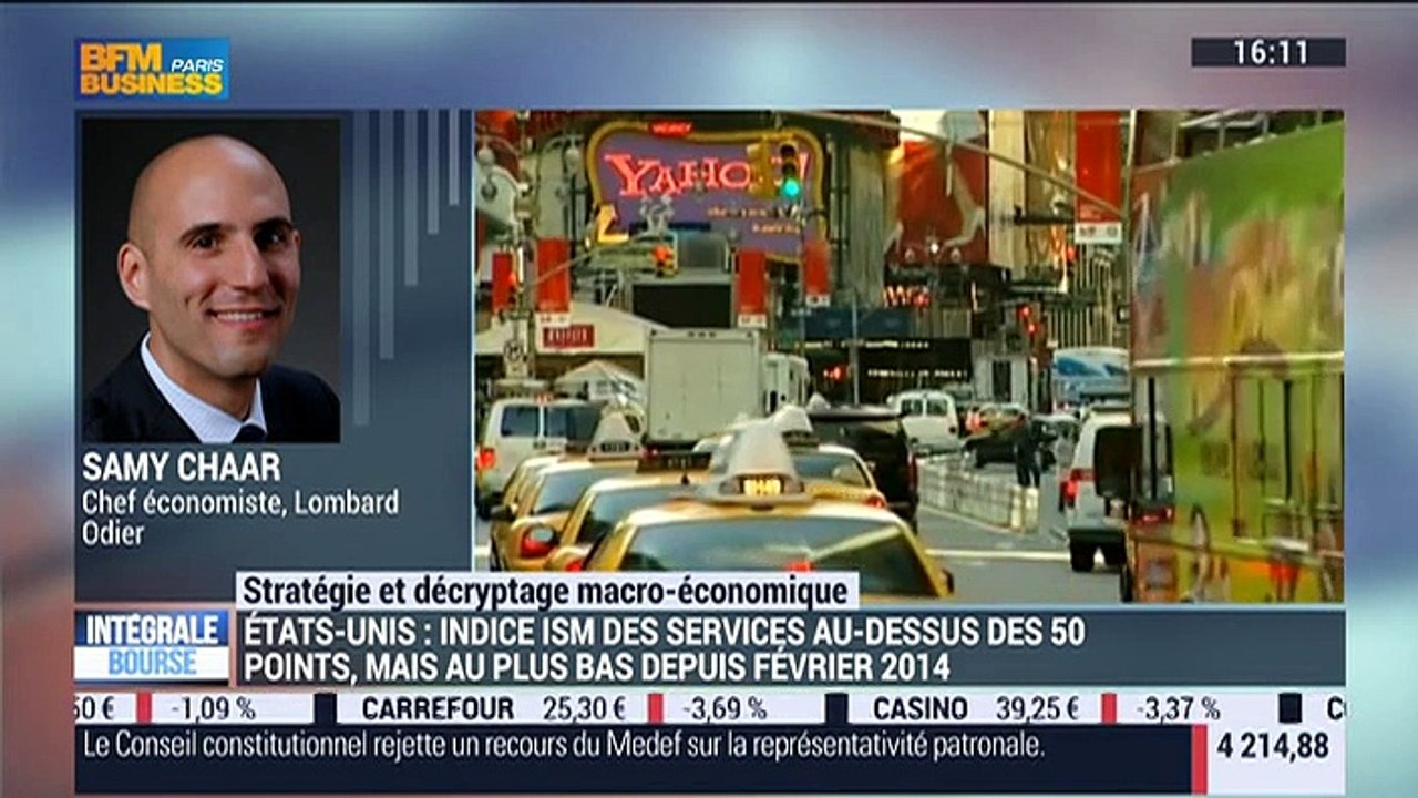 L'actu macro-éco: L'indice ISM des services inquiète les marchés américains – 03/02