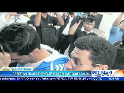Autoridades argentinas detienen a ciudadanos sirios con pasaportes robados