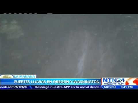 Deslizamientos, inundaciones y cierres de carreteras en Oregon, EE.UU. por fuertes lluvias