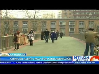 Pekín emite su primera alerta roja, la máxima, por elevados niveles de contaminación