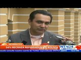 Al menos 54% de los bolivianos rechaza referendo para que Morales se postule a la presidencia