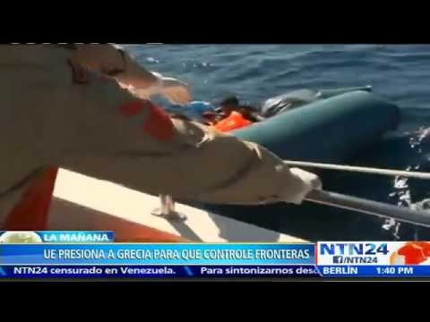 Unión Europea presiona a Grecia para que refuerce controles tras masiva llegada de migrantes