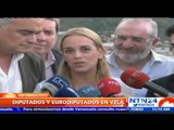 Mitzy Capriles y Lilian Tintori reciben a eurodiputados que observarán jornada electoral en Vzla.