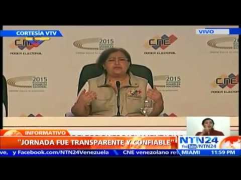 CNE: oposición venezolana obtiene 99 diputados a la Asamblea Nacional frente 46 del oficialismo