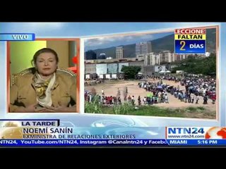 “UNASUR tiene oportunidad de demostrar que sirve para algo” durante elecciones del 6D: Noemí Sanín