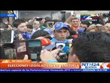 Capriles votó y llamó al remate tricolor en legislativas: denunció abusos del oficialismo