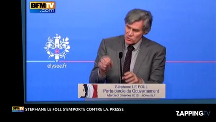 Déchéance de nationalité -Stéphane Le Foll : Agacé par la presse, il pousse un coup de gueule (Vidéo)