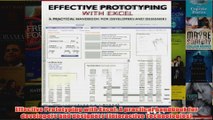 Download PDF  Effective Prototyping with Excel A practical handbook for developers and designers FULL FREE