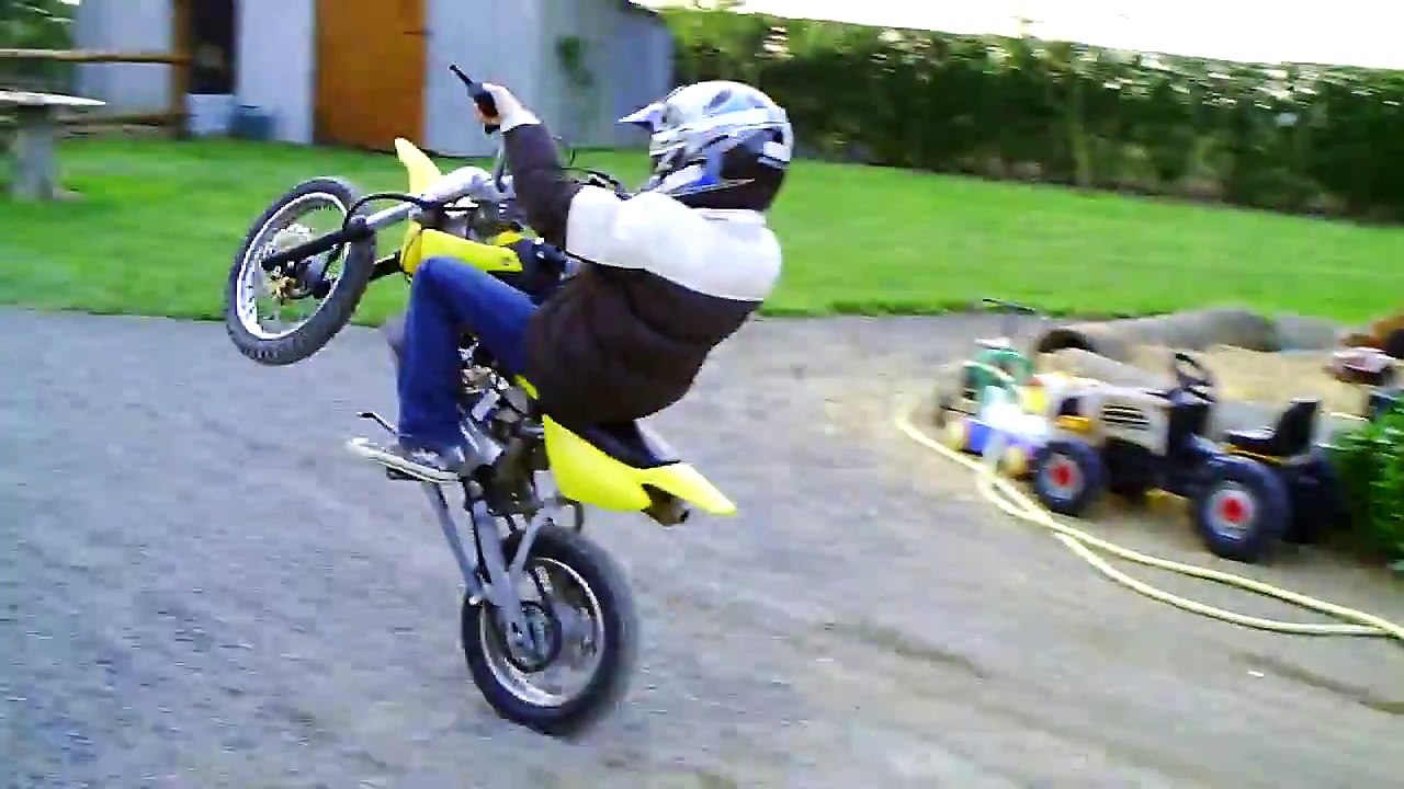 stunt dirt bike