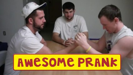 Awesome Arm Wrestling Prank