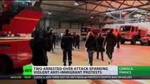 Corsica protests: Two arrested after alleged attacks on police, firemen