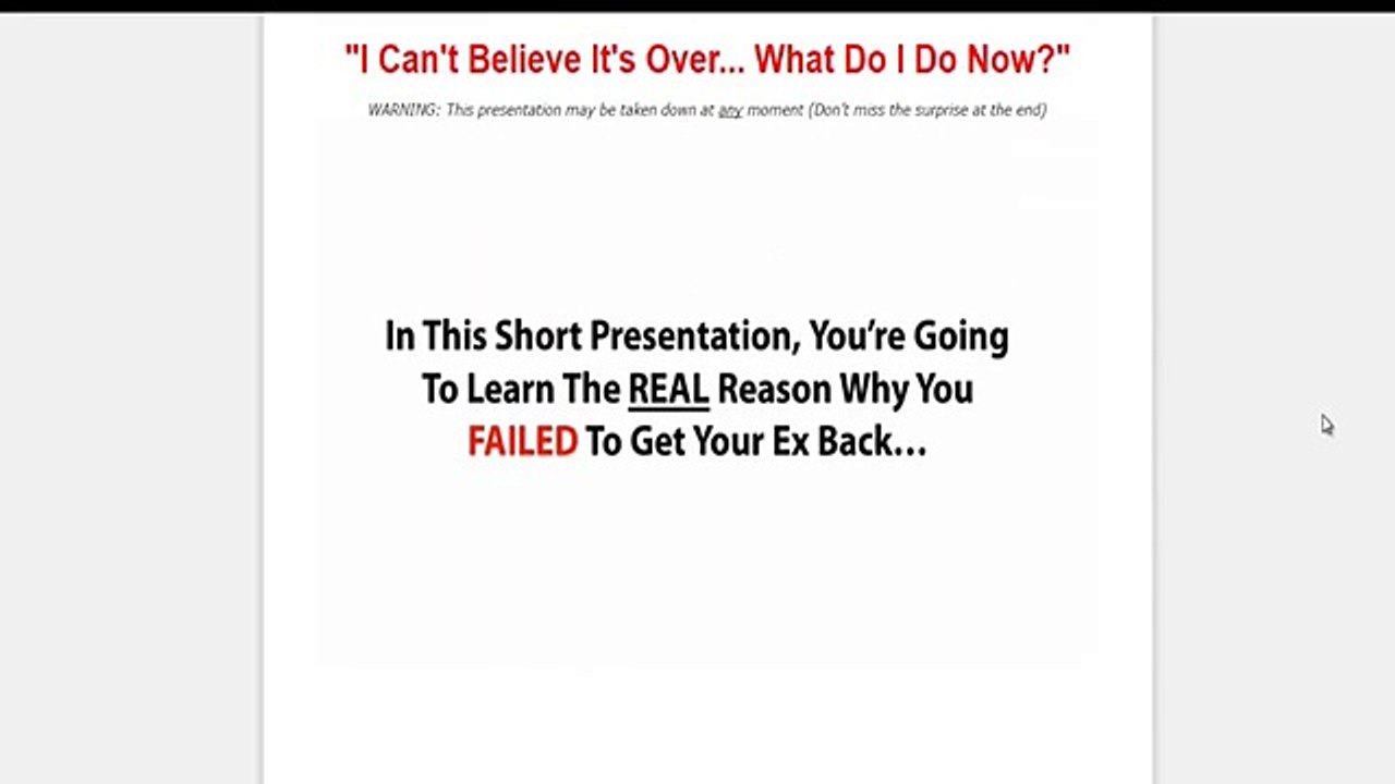 The Break Cure And Full Review Of the Break up Doctor - Does This Breakup Cure Work?