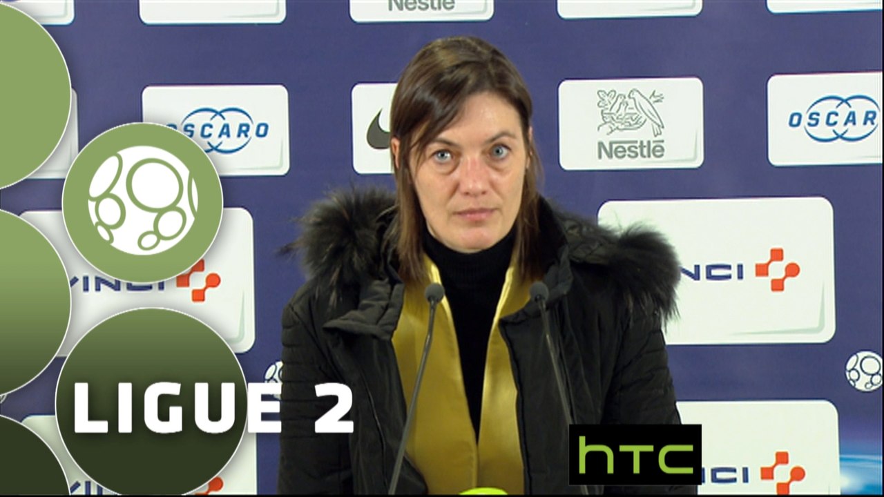 Conférence de presse Paris FC - Clermont Foot (0-0) : Jean-Luc VASSEUR (PFC) - Corinne DIACRE (CF63) - 2015/2016