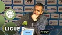 Conférence de presse AJ Auxerre - Evian TG FC (3-1) : Jean-Luc VANNUCHI (AJA) - Romain REVELLI (EVIAN) - 2015/2016
