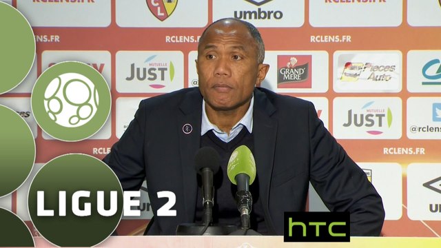 Conférence de presse RC Lens - Stade Brestois 29 (2-0) : Antoine KOMBOUARE (RCL) - Alex DUPONT (BREST) - 2015/2016