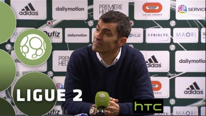 Conférence de presse Red Star  F.C - Havre AC (2-1) : Rui ALMEIDA (RED) - Bob BRADLEY (HAC) - 2015/2016