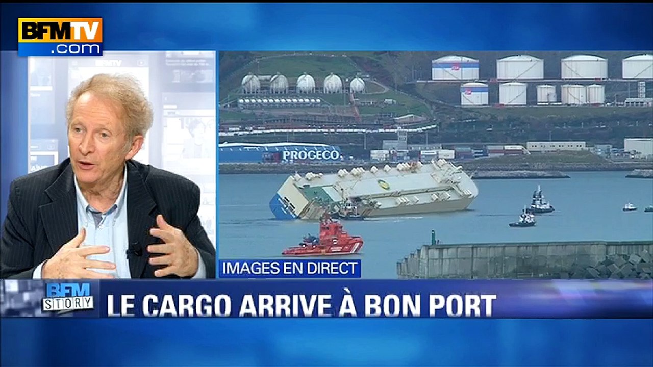 Le cargo Modern entre dans le port de Bilbao