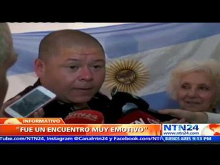 Mario Bravo "el nieto 119" y su madre se reencuentran en Argentina tras 38 años de búsqueda