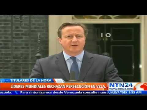 Líderes internacionales firman carta para repudiar agresiones del Gobierno venezolano