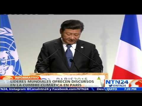 Mandatarios de todo el mundo expresan sus soluciones en la COP21 para preservar el medio ambiente