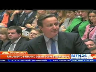 David Cameron defiende ataques al Estado Islámico en Siria por "seguridad nacional"