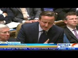 David Cameron busca apoyo en los diputados para ampliar los bombardeos contra ISIS