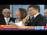Finaliza primera reunión de 45 minutos entre Cristina Fernández y Mauricio Macri